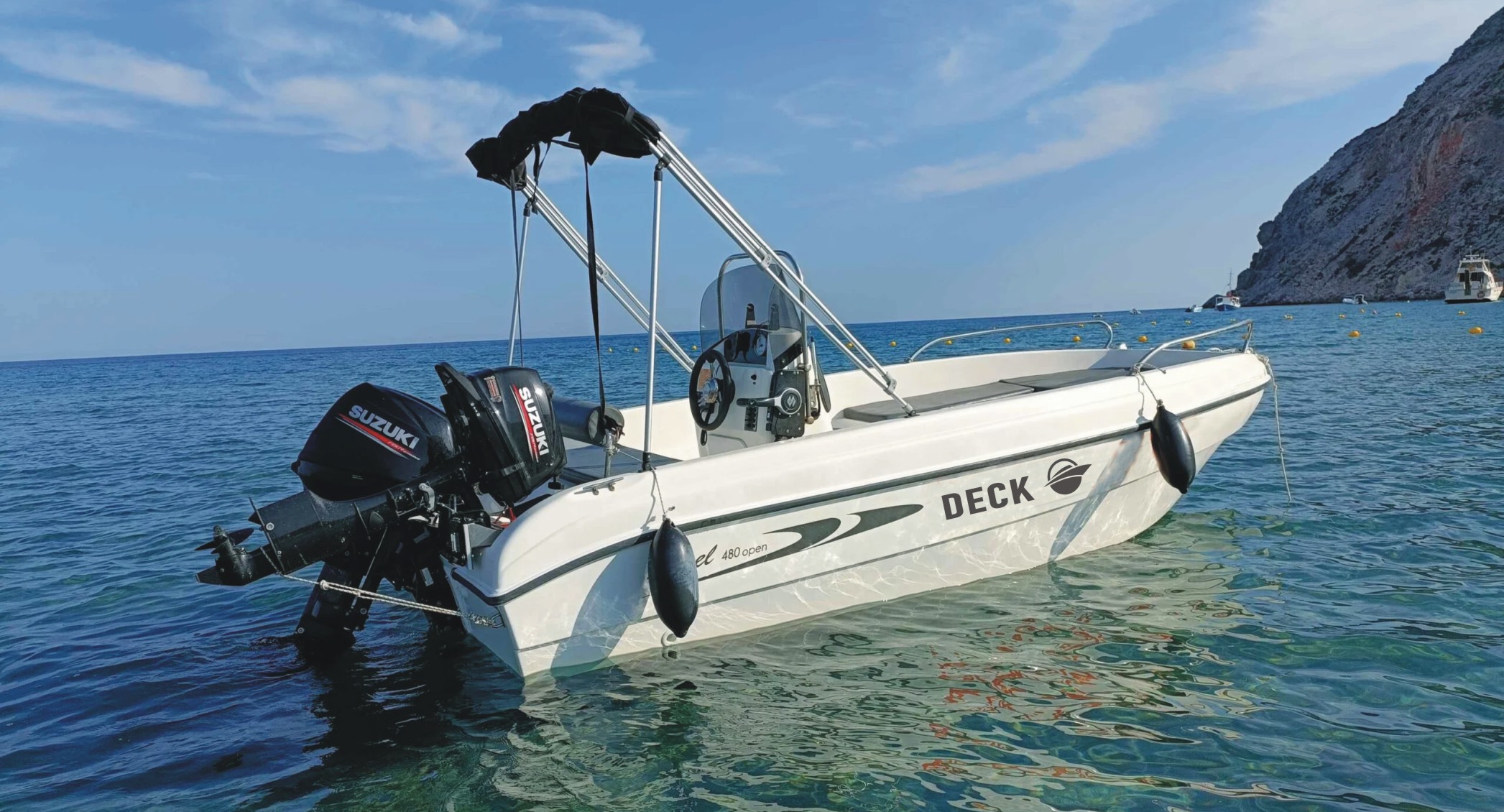 Σκάφη ενοικίασης Ζάκυνθος — Deck Boat Rentals