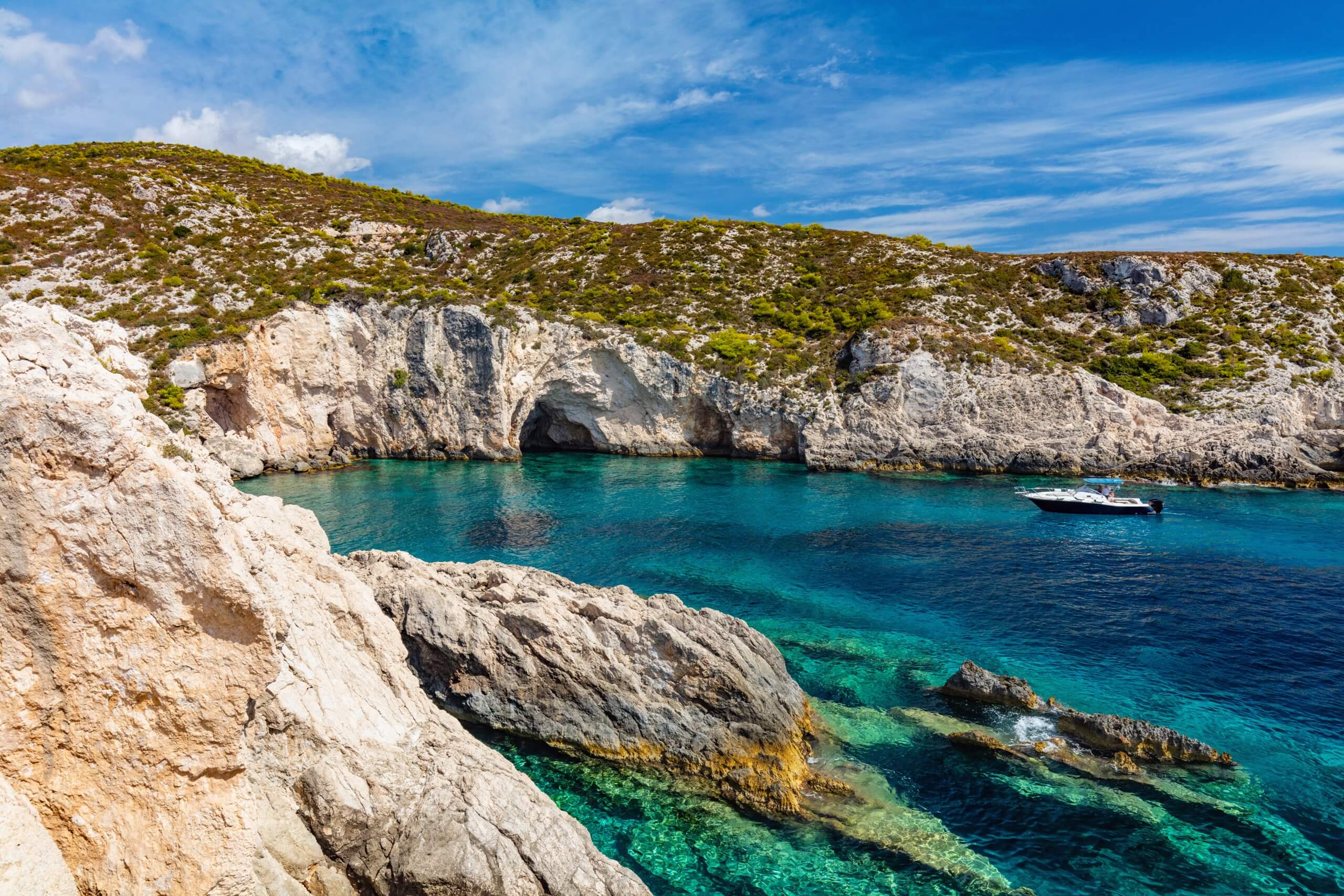 Φωτογραφίες εκδρομών Ζάκυνθος — Deck Boat Rentals
